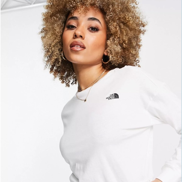 The North Face Ensei long sleeve T-shirt in white - Exclusive - Picture 2 of 5